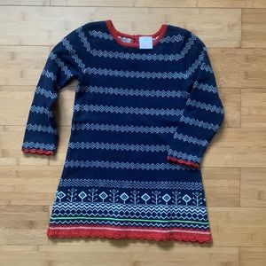 Hanna Anderson cotton sweater dress EUC